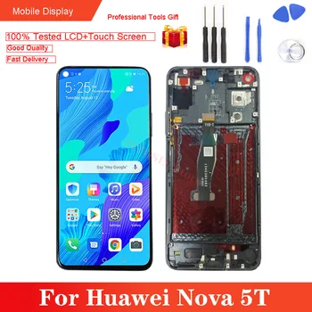 

6.26'' New AAA+Quality For Huawei Nova 5T LCD Display Touch Screen Panel Assembly Digitizer Replacement Repair Parts