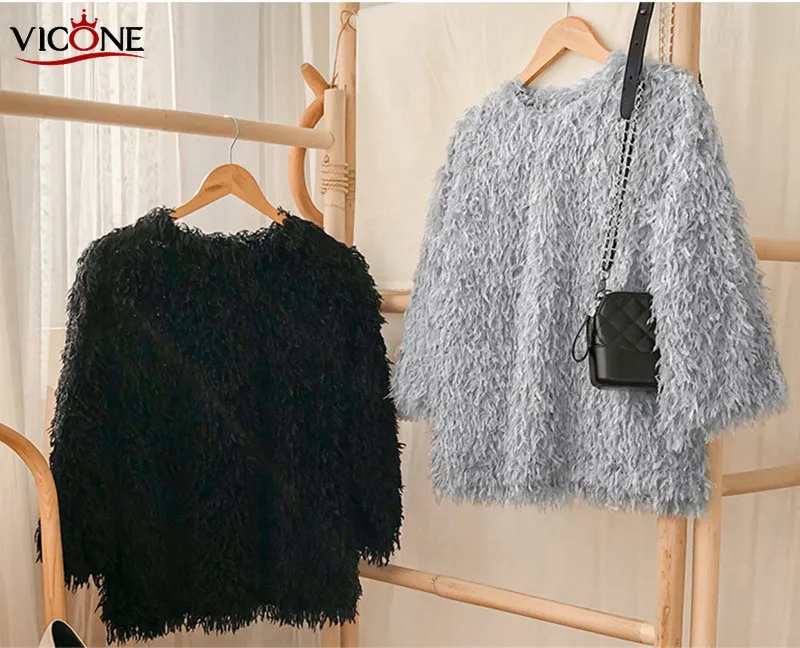 Round-neck comb-over shirt top girl 2020 Spring and Autumn Korean version of nine-point sleeve width loose casual shirt T - 4.00068E+12