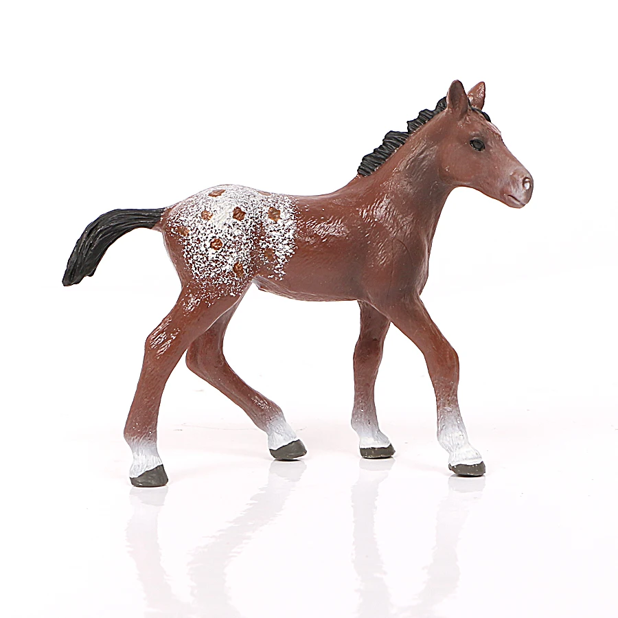 Realistic Mustang Horse Action Figures PVC Model Set - Educational Animal Toys Collection for Kids image 5