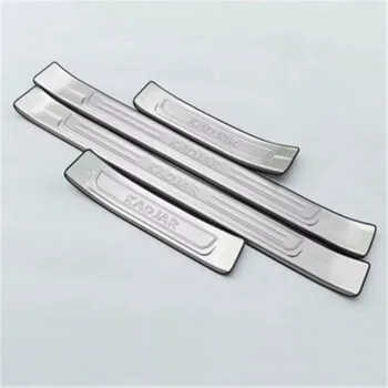 

Car styling For Renault Kadjar 2016 2017 2018 Car accessories stainless steel Lengthen Car Scuff Plate/Door Sill Door Sill