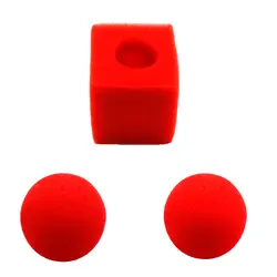 Бесплатная доставка волшебная губка мяч два круга один квадрат супер эластичная губка Детские магические проекты игрушки высокого