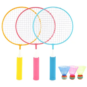 

Children's Badminton Racket Outdoor Sports Leisure Toys 2 Tennis Racket Badminton Indoor and Outdoor Parent-child Toys Sport Toy