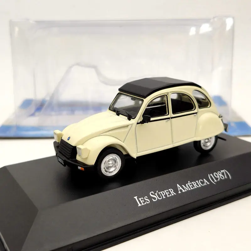 IXO 1:43 для Citroen 3CV IES Super America 1987 бежевые литые модели лимитированная коллекция