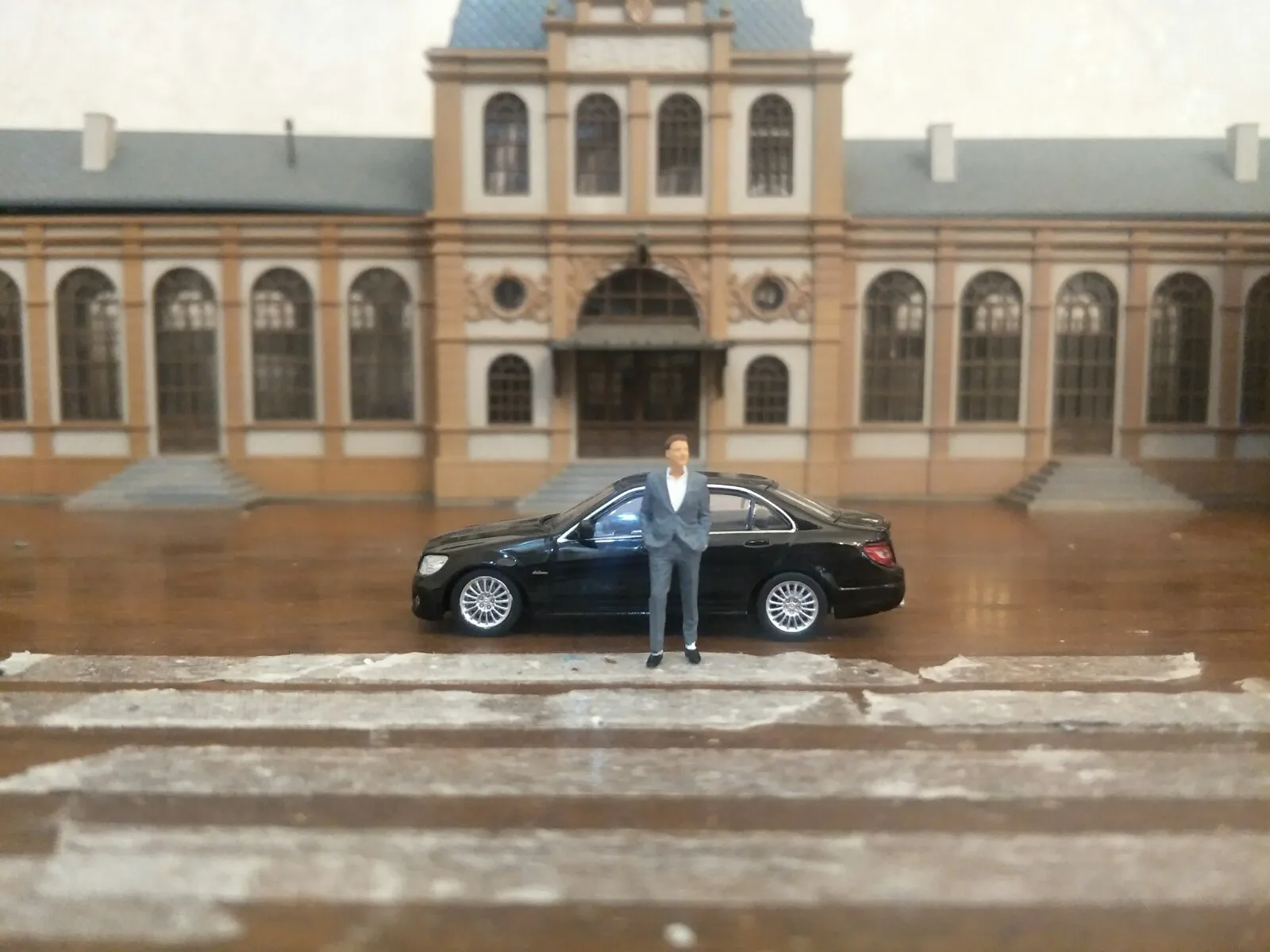 1: 64 пропорциональный персонаж из смолы модель для сцены макет модель моделирования Игрушка миниатюрная карта все используется для макета - Цвет: 66midmont