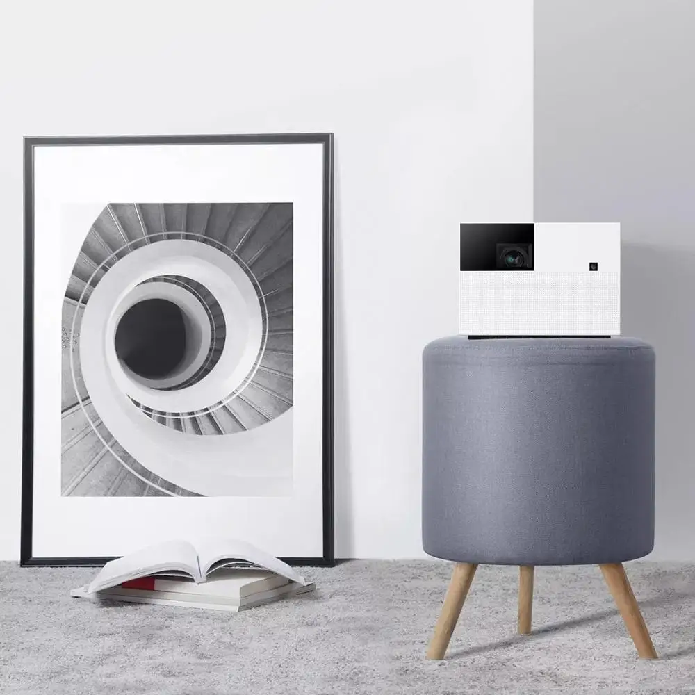  Original Xiaomi Fengmi Vogue Projector TV 1080P 1500ANSI Lumens 2GB+32GB Home Theater Support Side 