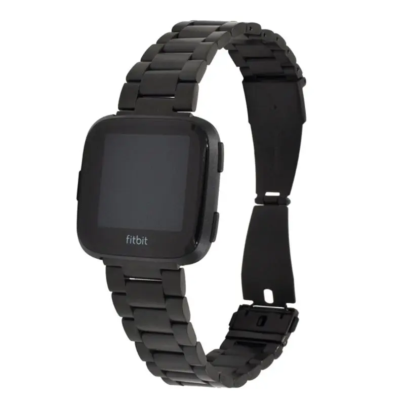 Подходит для Fitbit Versa сменный Браслет из нержавеющей стали без винтов 95AF