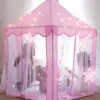 Portable Kids Toy Tipi Tent Ball Pool Princess Girl Castle Play House Children Small House Folding Playtent Baby Tent Chrismas 3
