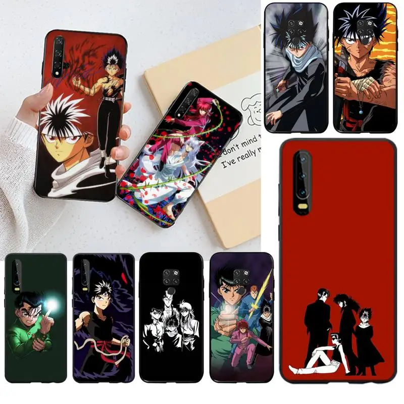 CUTEWANAN Yu Yuyu Hakusho черный мягкий чехол из ТПУ для телефона Huawei P40 P30 P20 lite Pro Mate 30 20 P Smart
