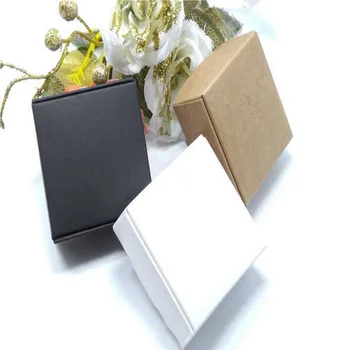 

100 x /Lot Small Kraft Paper Box Cardboard Handmade Soap Box Craft Paper Gift Box Packaging Jewelry Box