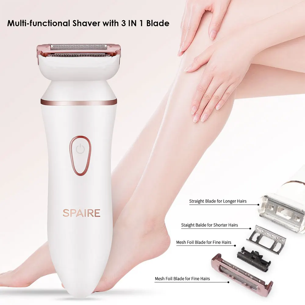 4 в 1 многофункциональный Женский электробритва перезаряжаемая триммер для волос Бритва для подмышек бикини для лица barbeador