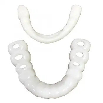 

Orthodontics Silica Gel Temporary False Teeth Cover Whitening Set Tooth Replacement False Fake Tooth Kit Dental Brackets