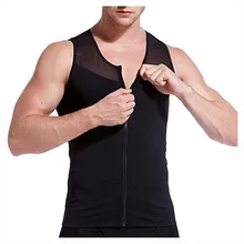 Мужской s утягивающий жилет для похудения, компрессионная рубашка для груди, Abdo, мужская Тонкая майка, майка, гладкий утягивающий жилет, мужской корсет