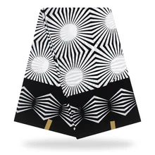 Африканская ткань, Африканский Воск Печать Ткань, батик Анкара ткань для лоскутное 6 ярдов Африканская Хлопковая ткань печать ткань Y-28