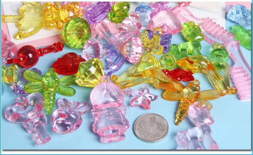 Креативный DIY из бисера детский драгоценный камень игрушка игровой дом сокровище Охота игра реквизит клип кукла машина материал комплект