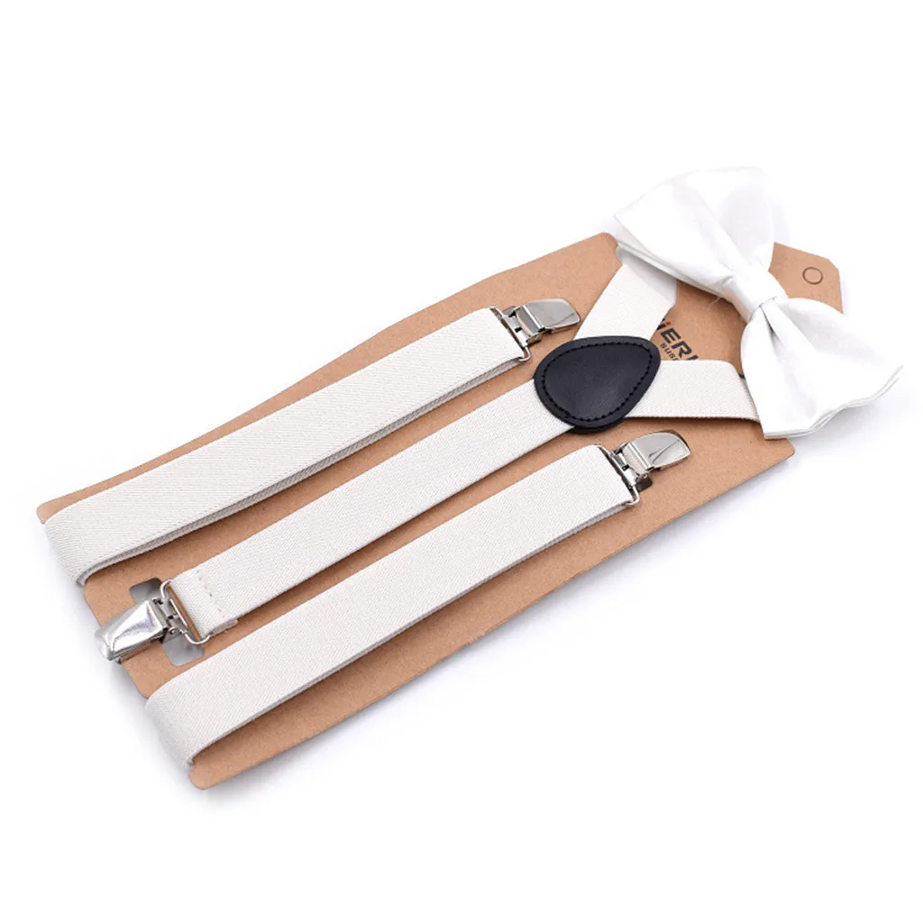 Подтяжки для мужчин с бабочкой Комплект для мальчиков и женщин взрослых Регулируемый эластичный регулируемый галстук-бабочка взрослые мужские брюки для женщин пояс
