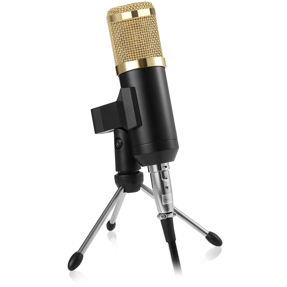 GEVO BM 800, компьютерный микрофон, 3,5 мм, проводной конденсаторный звуковой микрофон со штативом, микрофон для записи, braodcasing, BM-800