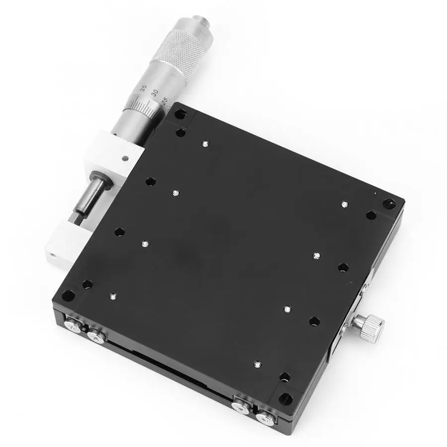 80 мм/100 мм LX100-L/LX80-C X ось обрезки платформы Оптический микрометр руководство Линейные Этапы подшипник настройки раздвижной стол