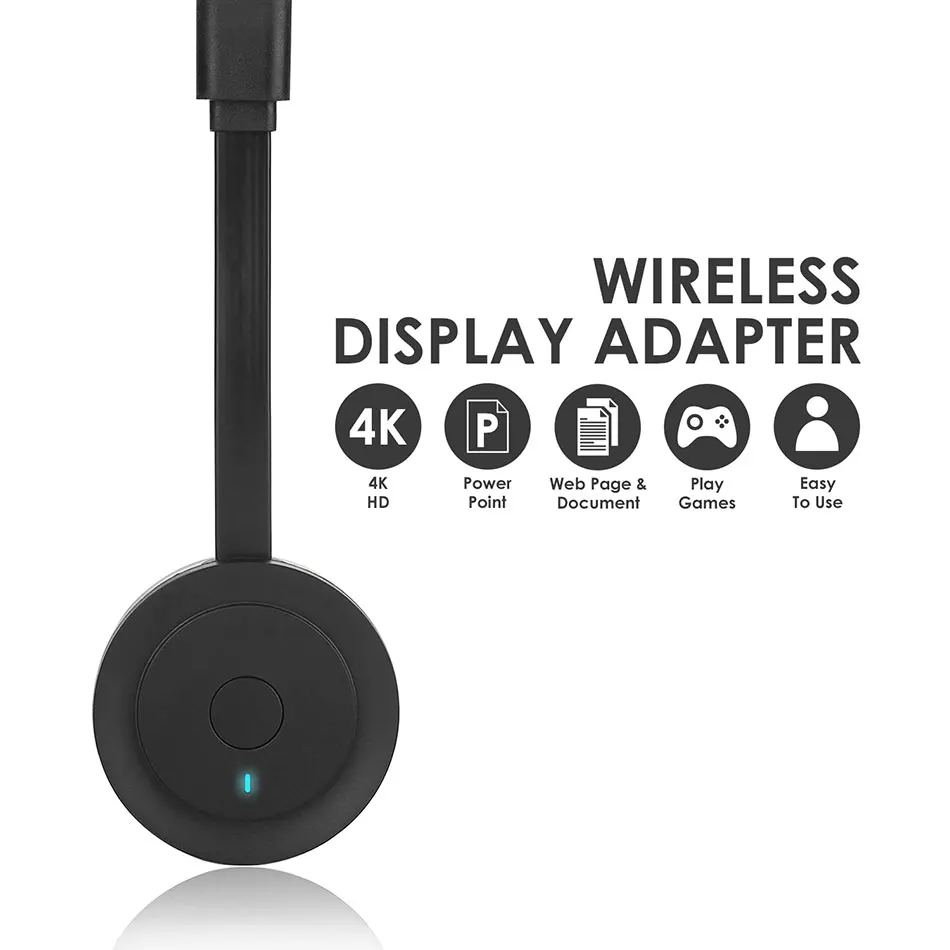 4K беспроводной HDMI ключ ТВ палка дисплей адаптер для iOS Android ПК планшет Win Mac WiFi