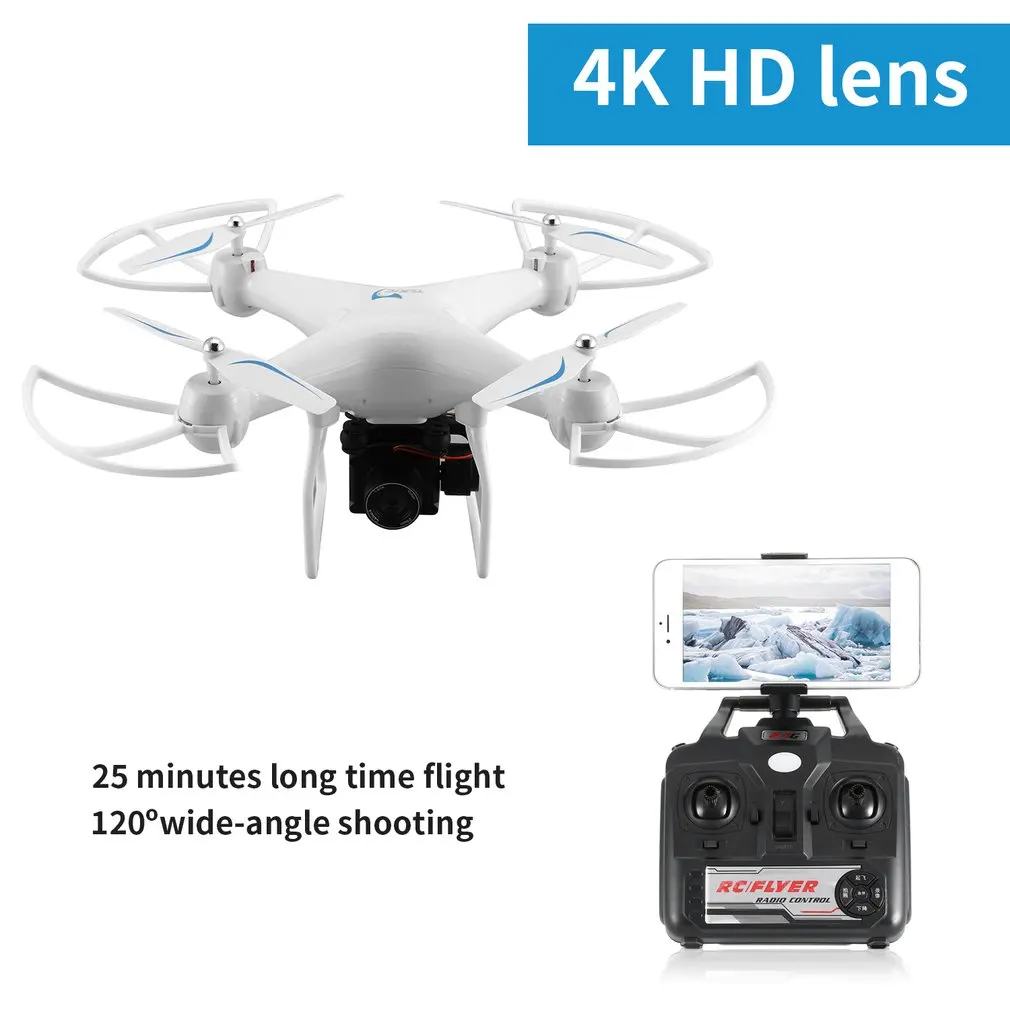 

S32T ESC 3D Mode 360 Degree Flip & Roll 4K ESC Lens RC Drone HD Gesture Camera Shockproof RC Aircraft 3 Battery