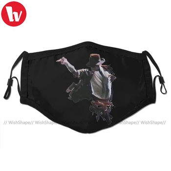 

Michael Jackson Mouth Face Mask Michael Jackson Facial Mask Funny Fashion with 2 Filters for Adult