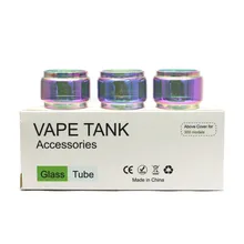 3 шт Радужная сменная лампа стеклянная трубка для SMOK TFV8 BABY V2 распылитель пузырьковое стекло