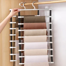 

6/8 Layers Pants Hangers Holders Trousers Hanger Storage Rack Clothes Hanger Wardrobe Closet Organizer Wardrobe Clothes Racks
