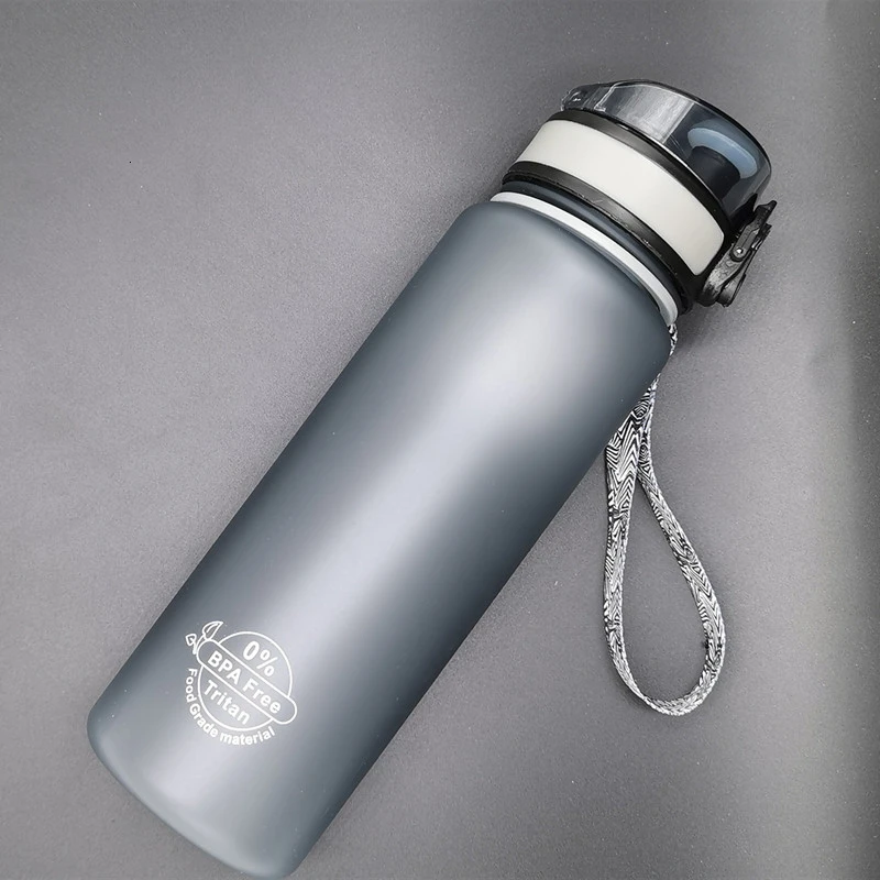 

Soffe Tritan Plastic Sport Drink Bottle Elastic Cover Space Bottle Riding Hiking Student Portable Outdoor Sport Water Bottles
