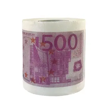 

Wood Pulp Toilet Roll Paper 2-Ply Unscented Tissue Printing Pattern for Home Bath Kitchen Use