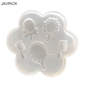

Cute Magic Mirror Comb Jewelry Pendant Resin Casting Silicone Molds Craft Tools
