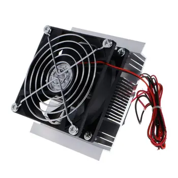 

12V Thermoelectric Cooler Refrigeration Semiconductor Cooling System Kit Cooler Fan Finished Kit Computer Components U1JE