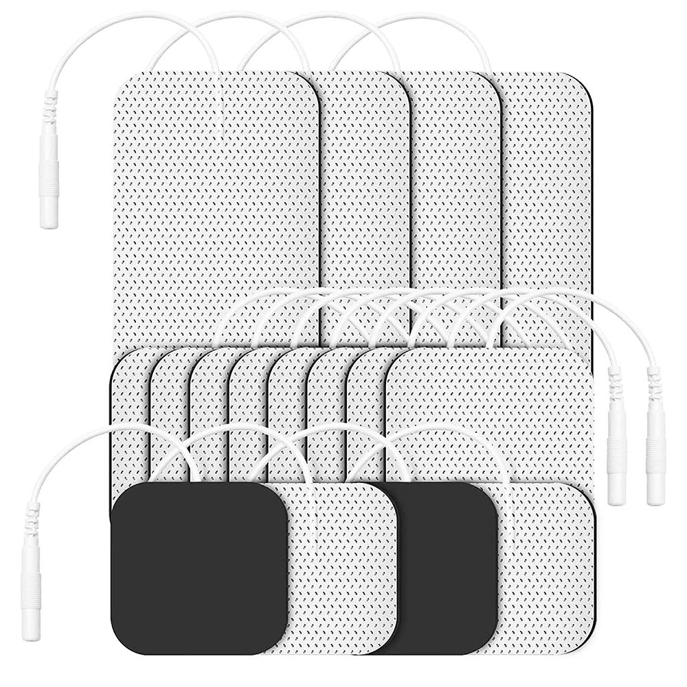 Electrode Pads EMS Compex Muscle Stimulator Acupuncture Patche Physiotherapy Tens Machines Conductive Gel Pulse Massage For Body 50pcs 2 5mm plug electrode adhesive gel pads body massagetherapy massager therapeutic pulse stimulator electro sticker