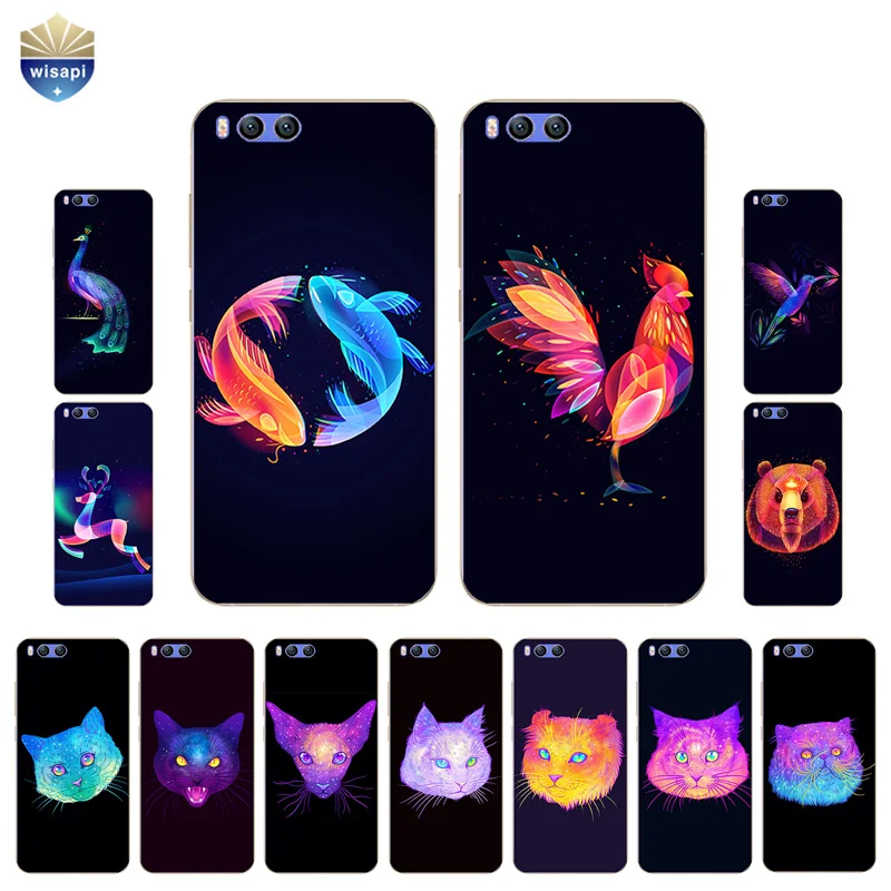 Чехол для телефона Xiaomi 6 чехол 4c/4i Redmi 4X Note 5A Pro 4 мягкий из ТПУ с животными