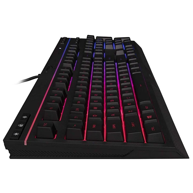 Keyboard HyperX Alloy Core RGB HX-KB5ME2-RU membrane, wired, USB, RGB backlight, moisture protection, color: black