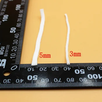 

5mm White DIY Face Mask Elastic Band Round Mask Elastic Cord Soft Elastic Bands Rubber Ear Hanging Rope DIY Sewing Accessories