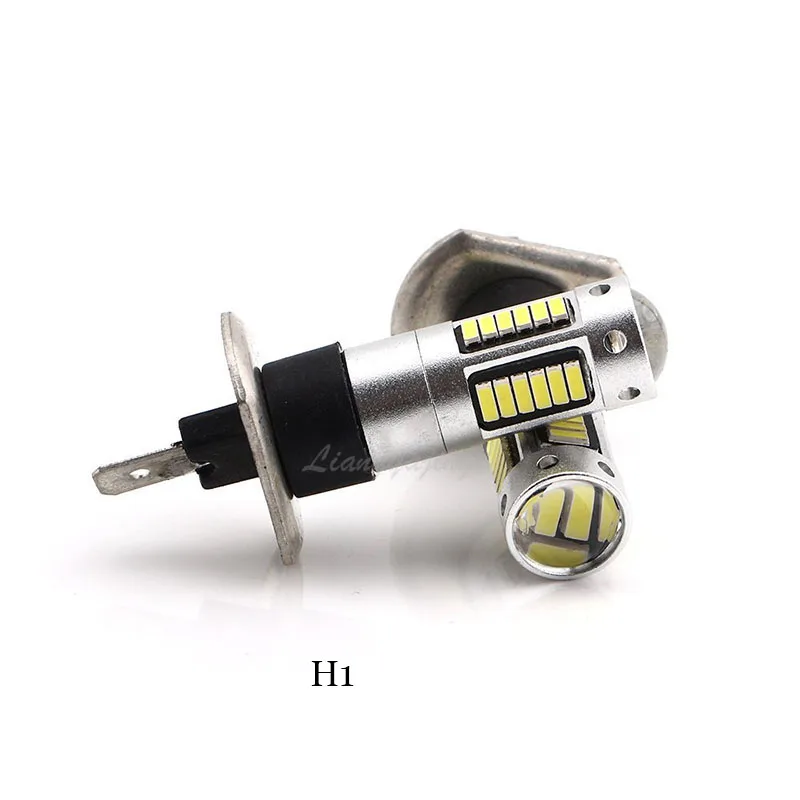 2 шт. H3 H1 светодиодный ные Противотуманные фары Дневные ходовые огни 30SMD 881 880 H27