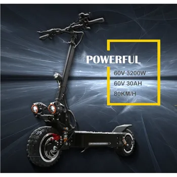 

Monopattino Electrico Scooter Adult 60V 3200W Strong Powerful Off Road New Foldable Electric Bicycle Fold Hoverboad Trotinette