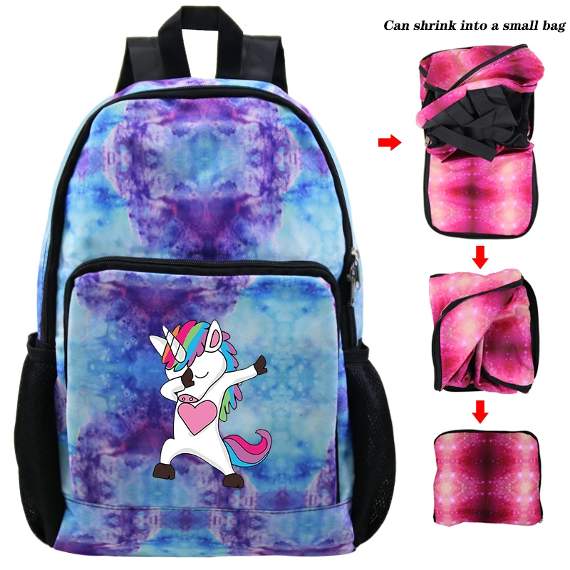dabbing unicorn backpack