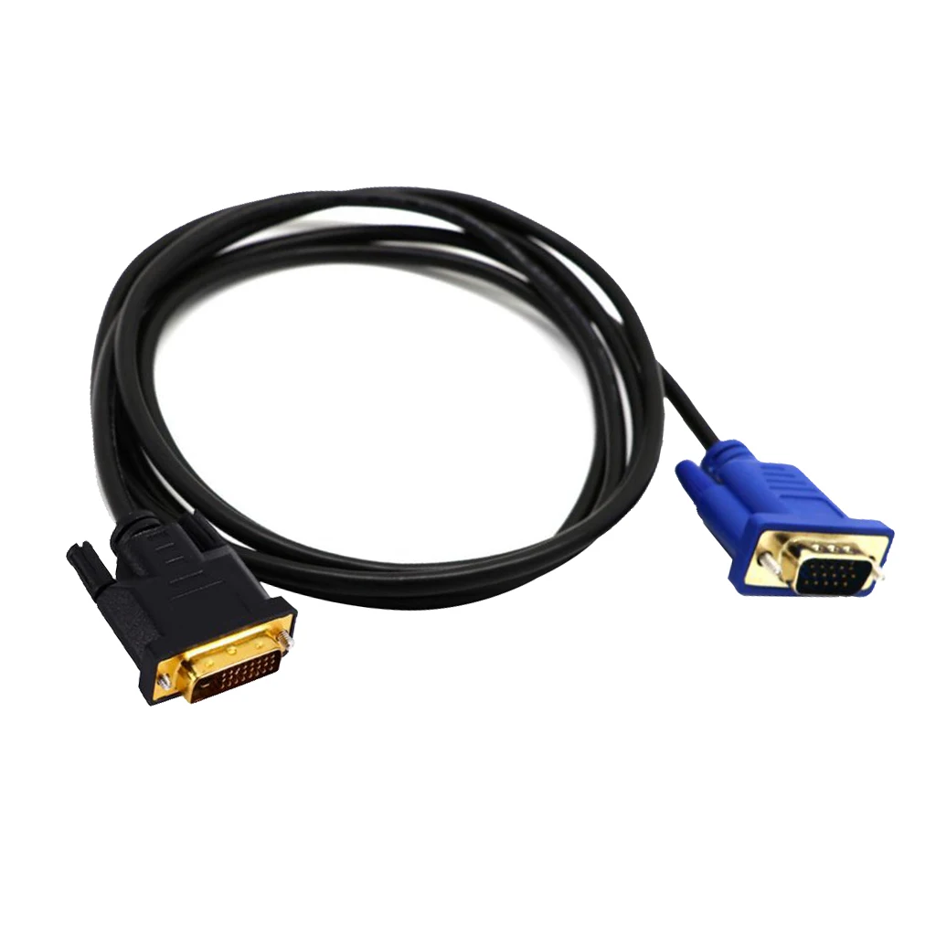 Active DVI To VGA, Dual-Link DVI-I DVI To VGA D-Sub Adapter Cable