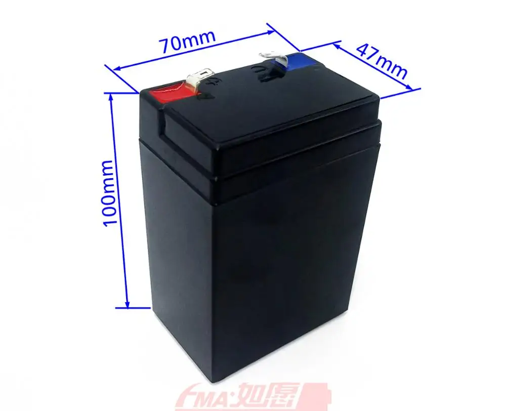 Sla Sealed Lead Acid Battery 6v 4ah For Deer Game Feeder Toys