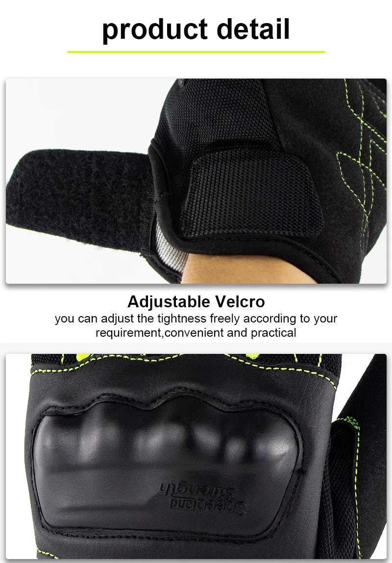 Полный палец мотоциклетные перчатки сенсорный экран MTB гоночный Велоспорт Мотокросс перчатки спортивные сенсорный экран женские мужские велосипедные перчатки