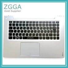 Верхний чехол для lenovo IdeaPad U430 голландская клавиатура Упор для рук крышка W/тачпад WO с подсветкой большой ключ ввода серебро 90203165