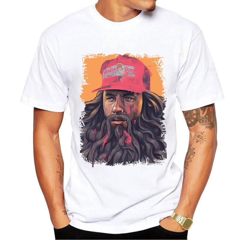 Форрест Gump футболка для мужчин и женщин повседневные футболки фильм camiseta повседневные футболки уличная хип хоп Мужская футболка