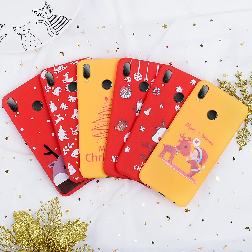 

Case For Xiaomi Redmi Note 7 6 K20 Pro Mi9 Mi 9T Pro Mi9 SE Soft Silicone TPU Christmas Decoration Phone Case Cover Coque Fundas