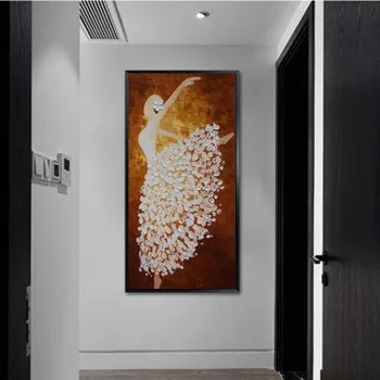 

Beautiful dancing girl high-end hotel decoration painting hotel room corridor decoration painting hanging painting