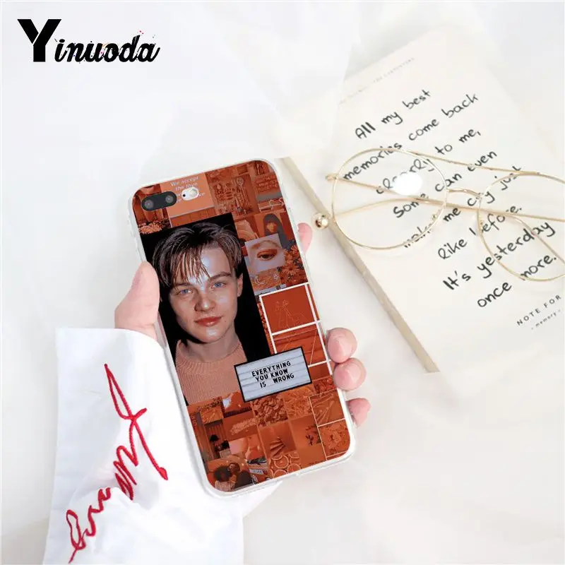 Yinuoda Leonardo DiCaprio DIY печать рисунок чехол для телефона для iPhone 8 7 6 6S X XS MAX 5 5S SE XR 10 11 Pro Max - Цвет: A14
