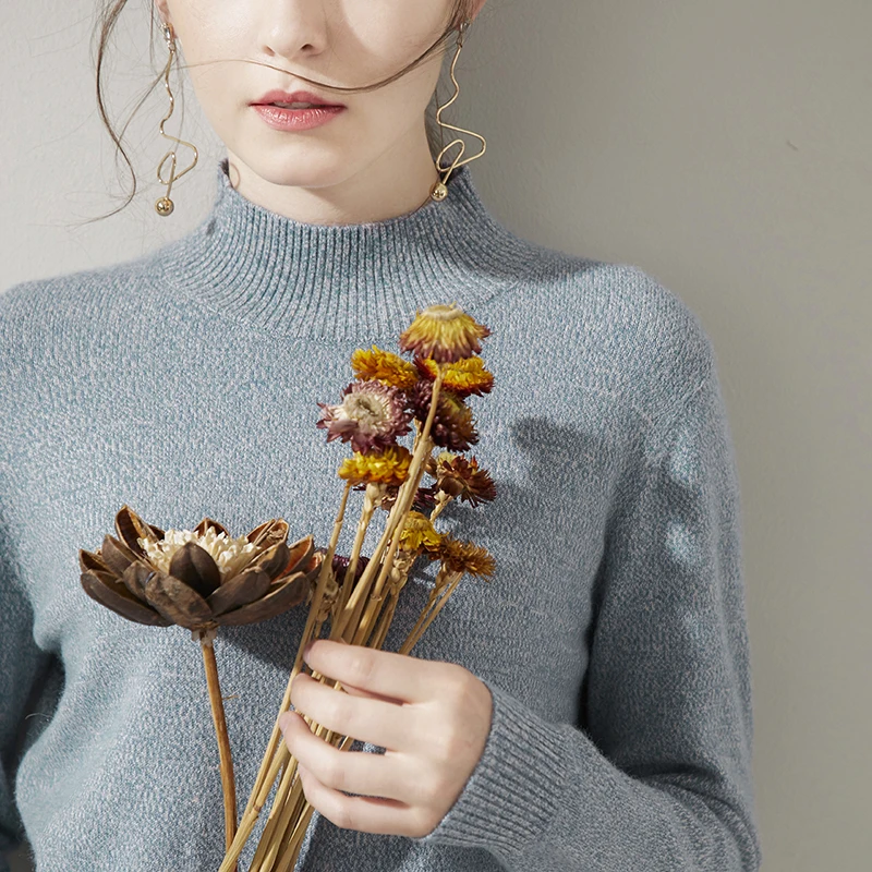 

Womens sweaters 2019 women pullovers winter jumpers knitwear Long-sleeved turtleneck cashmere sweater woman