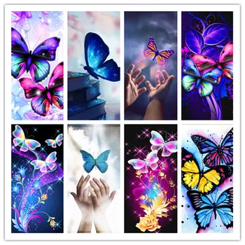 

5D Diamond Painting animal Butterfly Full Drill Diamond Embroidery Craft Cross stitch Home Decoration Needlework Holiday gift