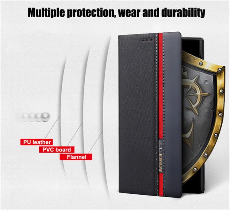 Кожаный чехол для ZTE Blade V10 V9 Vita V8 Lite A512 A7 2020 A5 2019 20 smart Nubia M2 Z17 V18 Z10 Axon 10 Pro 7 Mini|Бамперы|