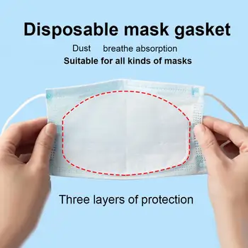 

30/50Pcs Disposable Dust Proof Mouth Mask Replacement Non Woven Filter Pads Safe disinfection protection against viruses