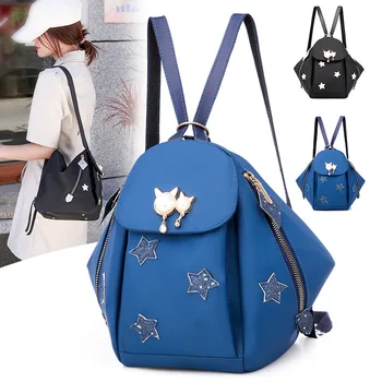 

Kawaii Mini Women's Oxford Backpack Multi-function Small Bagpack Female Cute Shoulder Bag for Teenage Girls Travel Back Pack New